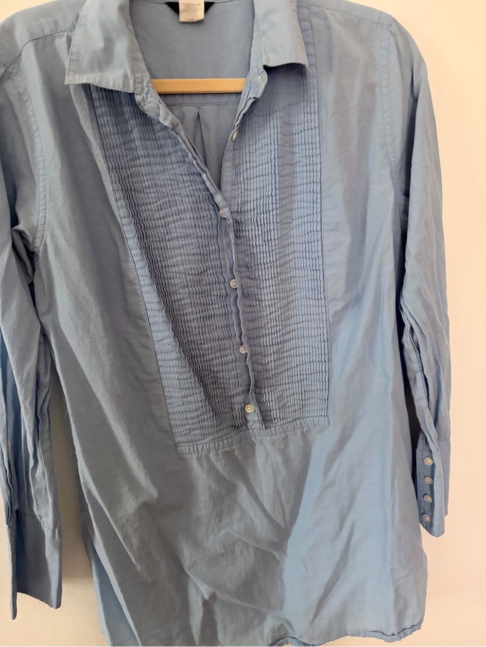 J. Crew Sky Blue Cotton Shirt